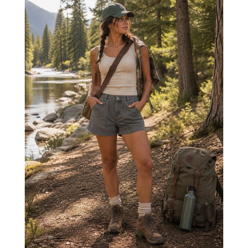 The North Face A5 Series Gray Shorts (sz. 12)